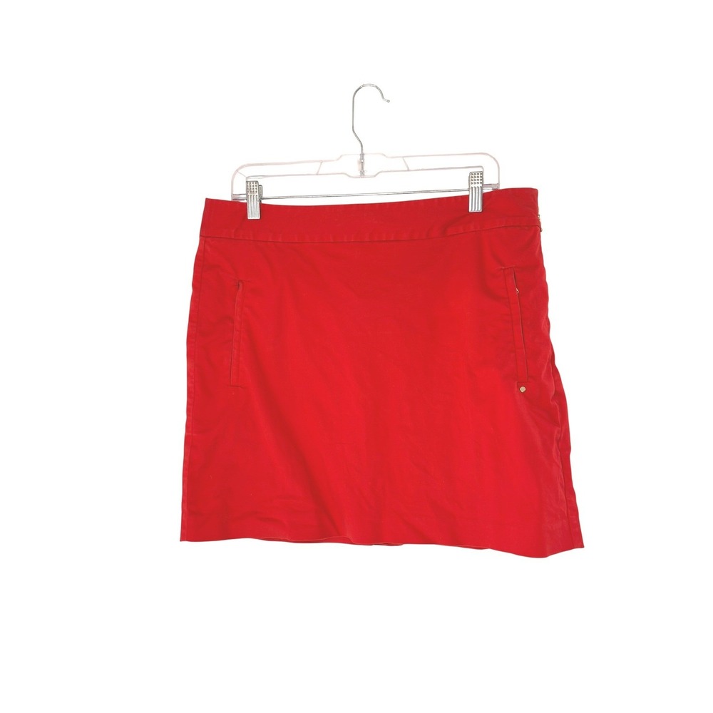 Ralph Lauren Golf Skort Women's Red Pencil Casual Basic Performance Size 12